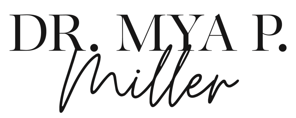 Dr. Mya P. Logo Black